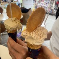 Vegan gelato cornets   at Gelateria Terzo Cerchio - Maqueda in Palermo