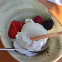 coconut icecream at Zum Stift in Kempten