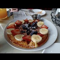 Belgian waffle   at Urban Vegan Kitchen in New York City