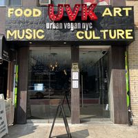 Exterior of the new location   at Urban Vegan Kitchen in New York City