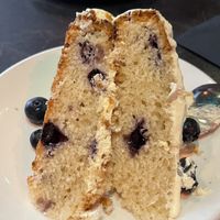 Yummy blueberry lemon cake    at Urban Vegan Kitchen in New York City