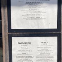 Wall menu  at Urban Vegan Kitchen in New York City