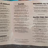 Menu at Urban Vegan Kitchen in New York City