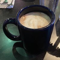 Oat lattee  at Urban Vegan Kitchen in New York City