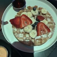 Belgian waffle  at Urban Vegan Kitchen in New York City