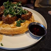 Belgian waffle at Urban Vegan Kitchen in New York City