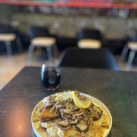 Seitan scallopini- fantastic! at Urban Vegan Kitchen in New York City