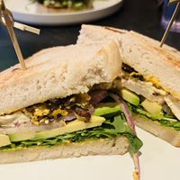 GF, vegan breakfast sandwich.   at Urban Vegan Kitchen in New York City