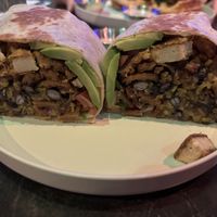The get right within burrito - delicious!  at Urban Vegan Kitchen in New York City