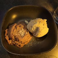 tahini cookie with captn crunch ice cream 😋  at Urban Vegan Kitchen in New York City
