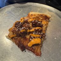 Hollywood pizza…fight you for the last piece!  at Urban Vegan Kitchen in New York City
