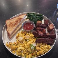 Tofu scramble plate at Urban Vegan Kitchen in New York City