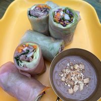 Fresh spring rolls  at Loving Hut Diệp Lâm Vegan in Ho Chi Minh City