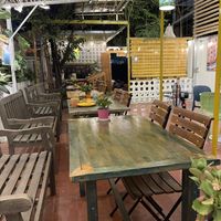 Tables   at Loving Hut Diệp Lâm Vegan in Ho Chi Minh City