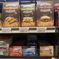 Jackfruit and tofu  at Avril in Montreal