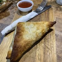 Curry samosa   at Hub Court in Cairns