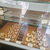 Cakes at Délice Végétal in Nantes