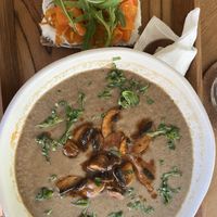 Mushroom soup - so good!   at Alchemy - Uluwatu in Ubud