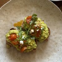 Vegan avocado toast  at Alchemy - Uluwatu in Ubud