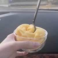 Pineapple Dole Whip  at Cinnaholic in Carmel