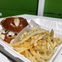 Not a fan of their seasoned fries. Tasted reheated from frozen  at Black Leaf Vegan Cafe in Indianapolis