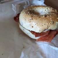 B.E.C. (bacon egg and cheese) at Black Leaf Vegan Cafe in Indianapolis