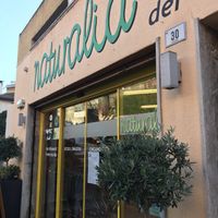 Store entrance  at Naturalia in Bolzano