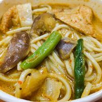 Curry noodles at Real Food 真食 - Orchard in Central Singapore