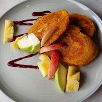 Sweet pumpkin pancakes at Real Food 真食 - Orchard in Central Singapore