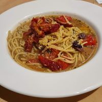 Pomodoro crudo pasta (tomato and garlic) at Real Food 真食 - Orchard in Central Singapore