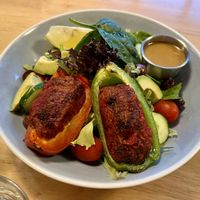 Stuffed pepper salad  at Real Food 真食 - Orchard in Central Singapore