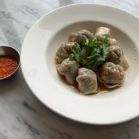 Steamed vegan dumplings   at Real Food 真食 - Orchard in Central Singapore