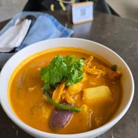 Curry noodle at Real Food 真食 - Orchard in Central Singapore