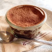 Vegan-organic chocolate tiramisu. at Real Food 真食 - Orchard in Central Singapore