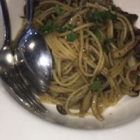 organic mushroom aglio olio pasta $10.80  at Real Food 真食 - Orchard in Central Singapore