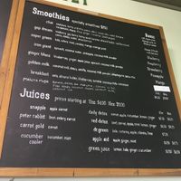 Smoothies at Brighter Day Natural Foods in Savannah