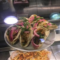 Vegan avocado tacos  at Brighter Day Natural Foods in Savannah