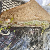 The “chicken” salad sandwich from the deli is a must have at Brighter Day Natural Foods in Savannah