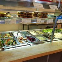 The vegan buffet, YUM! at Four Seasons Natural Foods Cafe in Saratoga Springs