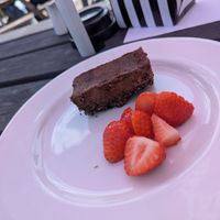 Chocolate torte at Hungry Horse - Chequers in Dronfield