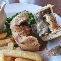 Mushroom and ale pie at Hungry Horse - Heron in Havant
