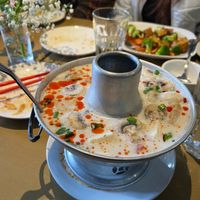 Vegan Tom Kha 😋  #Veganuary at 45th Vegetarian Thai in Seattle