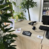 Checking out   at COCO VEGANS | Antes VEGANS & BIO in Barcelona