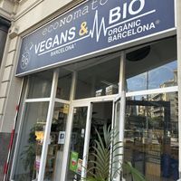Out front - really near Cafe Equilibrium nearby which is a great vegan brunch spot  at COCO VEGANS | Antes VEGANS & BIO in Barcelona
