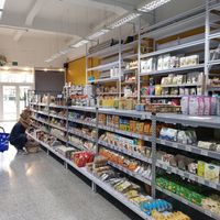 Store shelf at COCO VEGANS | Antes VEGANS & BIO in Barcelona