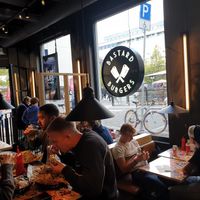 Inside the burger joint at Bastard Burgers - Torggata in Oslo