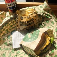 That’s a menu.  at Bastard Burgers - Torggata in Oslo