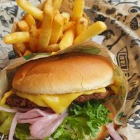 Burger amd fries at Bastard Burgers - Torggata in Oslo