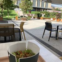 Seating outdoors   at Salad Box - Eiffel Ter - Nyugati in Budapest
