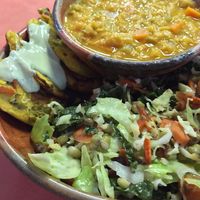 peace plate at Julia's Kitchen in Boulder